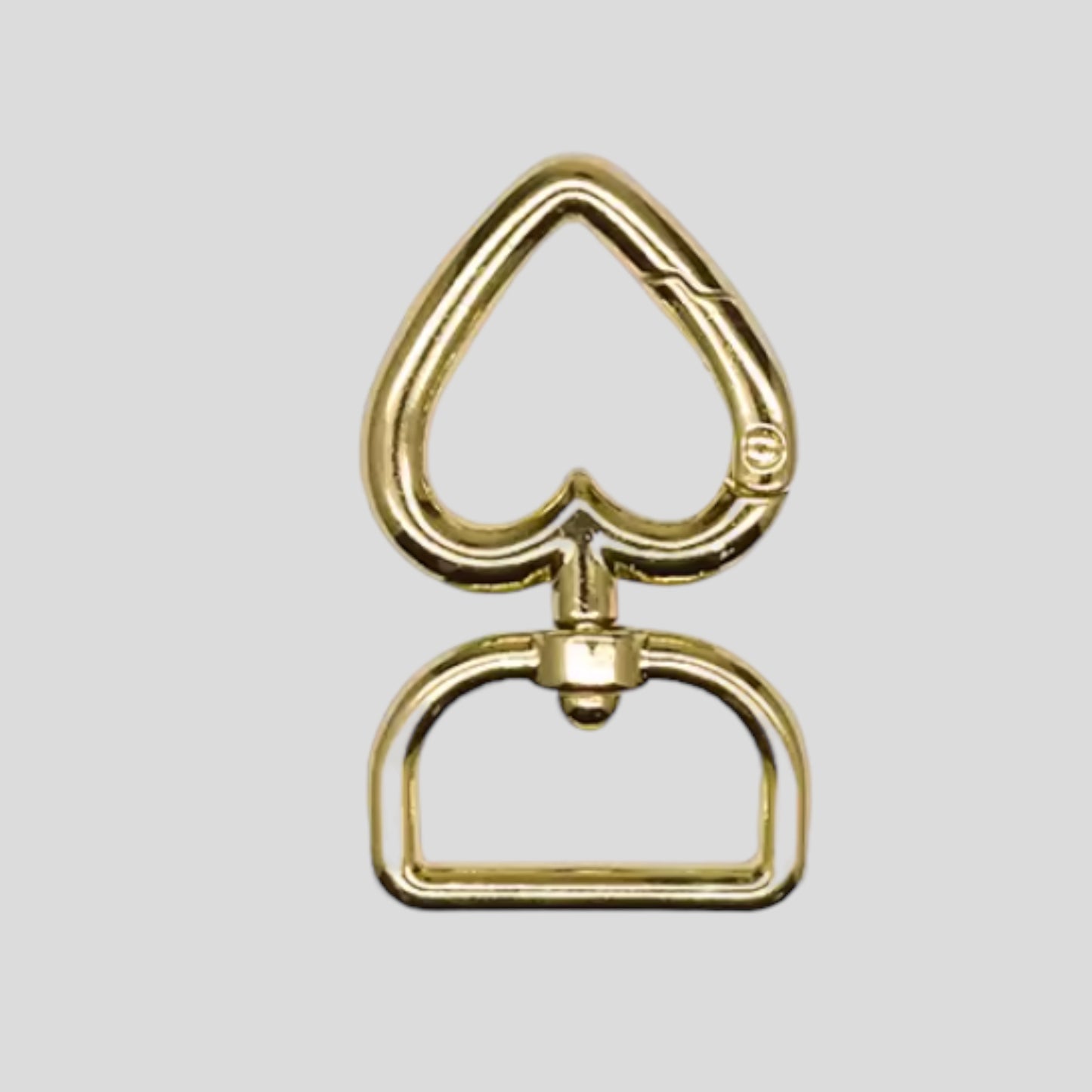 Heart-Shaped Key Ring Chain| Swivel Snap Hoo