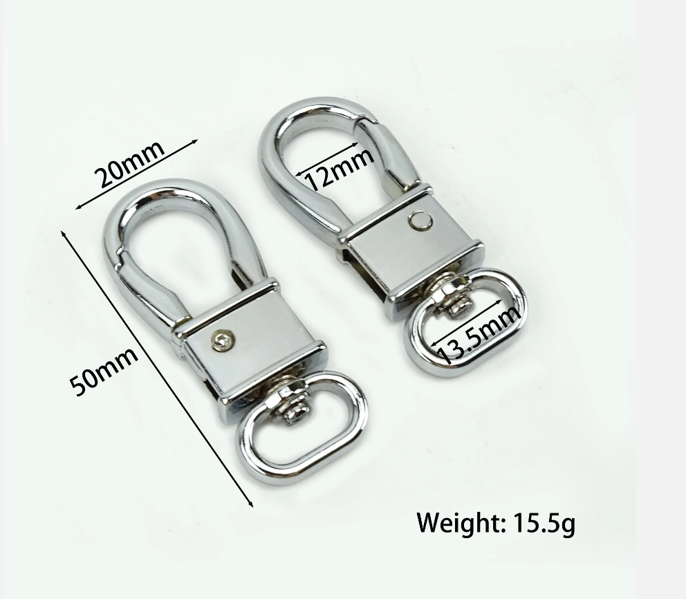 Handbag Strap Clasp Snap Buckle Metal Swivel Hook