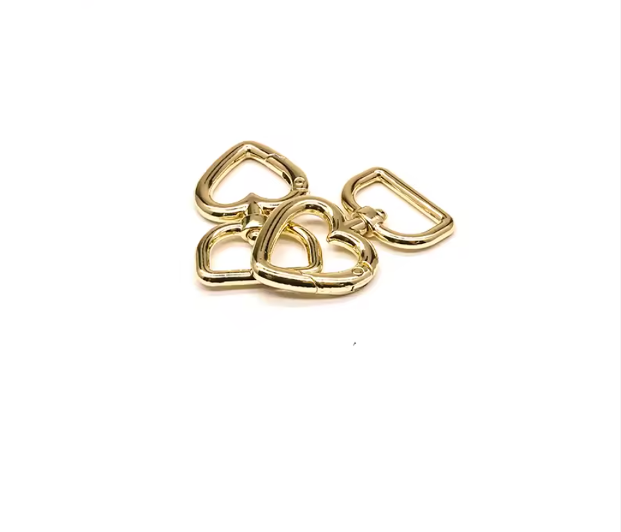 Heart-Shaped Key Ring Chain| Swivel Snap Hoo