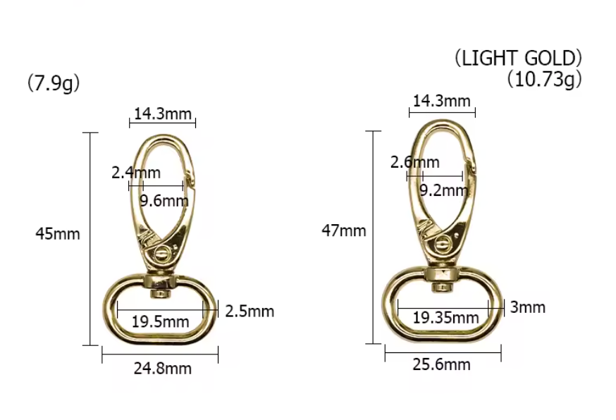 Metal Snap Hook| Leash Swivel Hook| For Handbags Or Purse