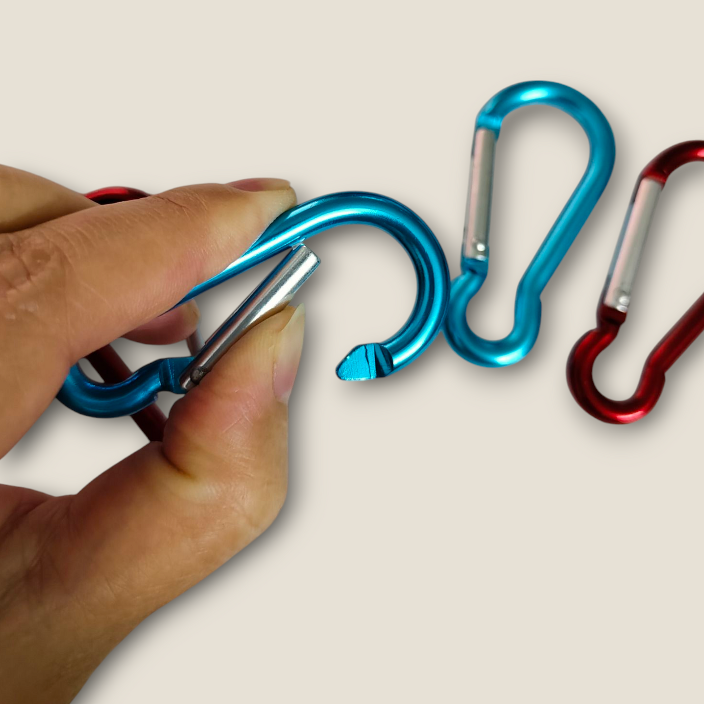 Aluminum Backpack Hook Buckle Multi-function Carabiner Spring Snap Hook Clip