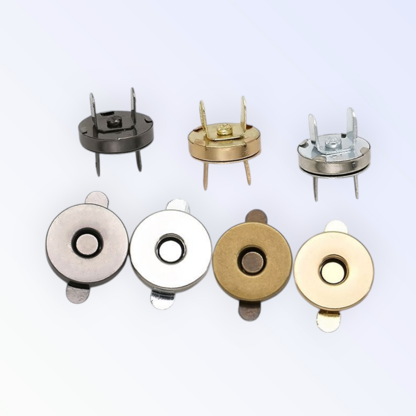 Magnetic snap fastener