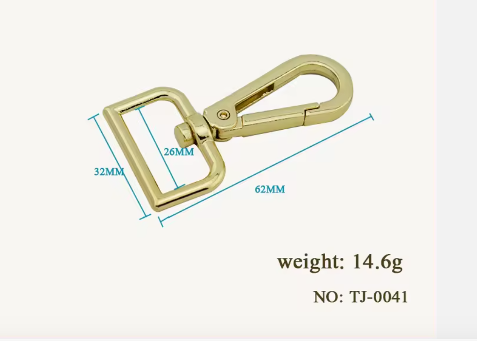 Swivel snap hook for handbag