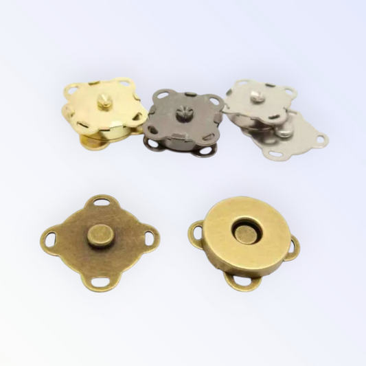 Magnetic snap fastener